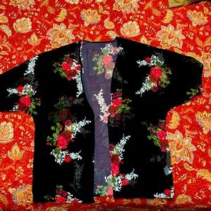 Ladies XL floral print top